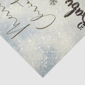 Snowman Plaid Winter Christmas Tissue Paper 薄葉紙 (詳細)