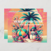 SNOWMAN POST CARD シーズンカード (正面/裏面)