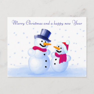 Snowman Postcard シーズンポストカード