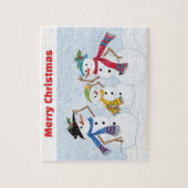 Snowman Puzzle ジグソーパズル (縦)