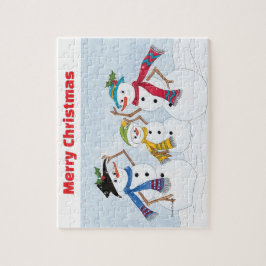 Snowman Puzzle ジグソーパズル