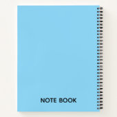 Snowman Selfie Christmas Notebook ノートブック (裏面)