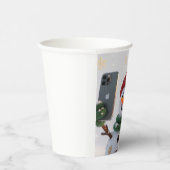 Snowman Selfie Holiday Paper Cup 紙コップ (右)