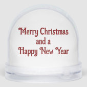 Snowman Snow Globe (裏面)