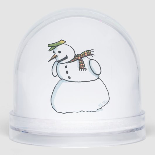 Snowman snow globe (正面)