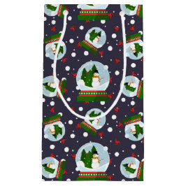 Snowman Snow Globes スモールペーパーバッグ