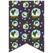 Snowman Snow Globes バンティングフラッグ (第2の旗)