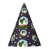 Snowman Snow Globes パーティーハット (正面)