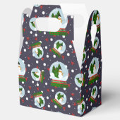 Snowman Snow Globes フェイバーボックス (オープン)