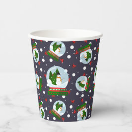 Snowman Snow Globes 紙コップ