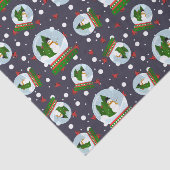 Snowman Snow Globes 薄葉紙 (詳細)