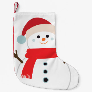 SNOWMAN sock for warm decor Christmas スモールクリスマスストッキング