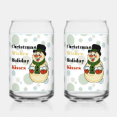 Snowman Soda Glass ガラス缶 (正面)