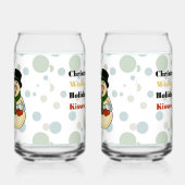 Snowman Soda Glass ガラス缶 (左)