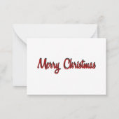 Snowman Spa Day – Funny Christmas Greeting Card ノートカード (裏面)