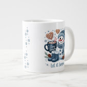 Snowman Specialty Mug ジャンボコーヒーマグカップ (正面右)