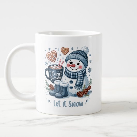 Snowman Specialty Mug ジャンボコーヒーマグカップ (左)
