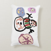 Snowman sweet アクセントクッション (裏面(縦))