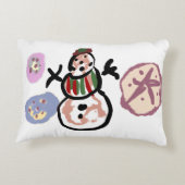 Snowman sweet アクセントクッション (裏面)
