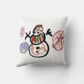 Snowman sweet クッション (裏面)