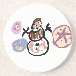 Snowman sweet コースター
