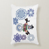 Snowman warm  アクセントクッション (正面(垂直))