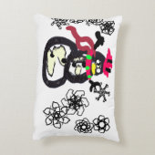 Snowman winter アクセントクッション (裏面(縦))