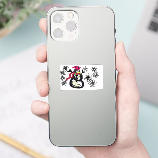 Snowman winter  シール (スマートフォン)