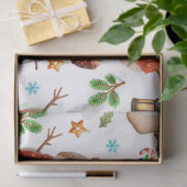 Snowman Winter Holiday - Merry Christmas 薄葉紙 (ギフト)