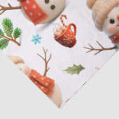 Snowman Winter Holiday - Merry Christmas 薄葉紙 (詳細)