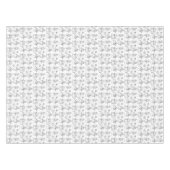 Snowman Winter White Xmas Retro Vintage festive テーブルクロス (正面(横))