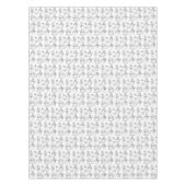 Snowman Winter White Xmas Retro Vintage festive テーブルクロス (正面)