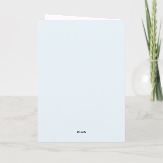 Snowman with hat and scarf. Winter Greetings カード (裏面)