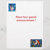 SNOWMAN WITH OWL チラシ (裏面)