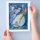 SNOWMAN WITH OWL チラシ (手)