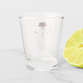 Snowman with Top Hat ショットグラス (裏面)
