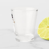 Snowman with Top Hat ショットグラス (右)