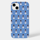 Snowman with top hat Case-Mate iPhoneケース (裏面)