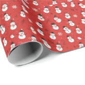 Snowman Wrapping Paper ラッピングペーパー (ロールコーナー)