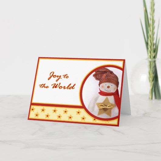 Snowmannグリーティングカード シーズンカード (正面)