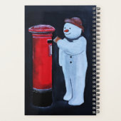 Snowman's Letter to Santa Painting by Alfred Fox プランナー手帳 (裏面)