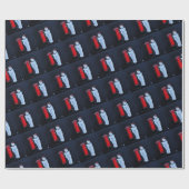 Snowman's Letter to Santa Painting by Alfred Fox ラッピングペーパー (フラット)