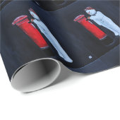 Snowman's Letter to Santa Painting by Alfred Fox ラッピングペーパー (ロールコーナー)