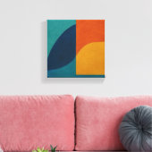 "Snowmelt Resonance" Abstract キャンバスプリント (インサイチュ (リビング))