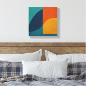 "Snowmelt Resonance" Abstract キャンバスプリント (インサイチュ (寝室))