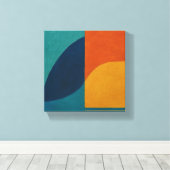 "Snowmelt Resonance" Abstract キャンバスプリント (インサイチュ (ウッドフロア))