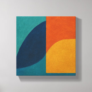 "Snowmelt Resonance" Abstract キャンバスプリント