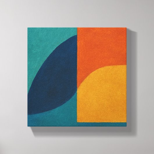 "Snowmelt Resonance" Abstract キャンバスプリント (正面)