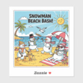 Snowmen Beach Bash シール (シート)