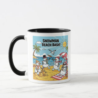 Snowmen Beach Bash マグカップ